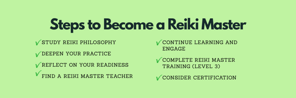 Steps to Become a Reiki Master

