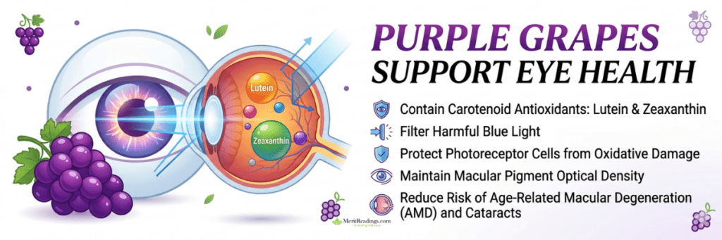 Banner featuring a cross-section of a human eye highlighting Lutein and Zeaxanthin in the macula.